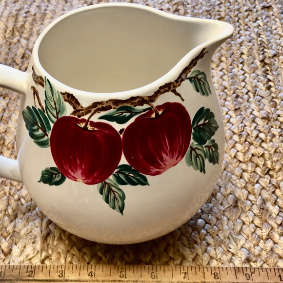 🍎 SALE Large 64oz Pitcher, NANCY CALHOUN Bella Roma Cafe Classico - Picture 6 of 9